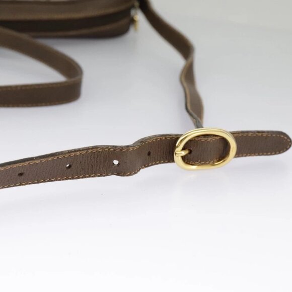 GUCCI GG Supreme Web Sherry Line Shoulder Bag PVC Beige - Picture 11 of 15